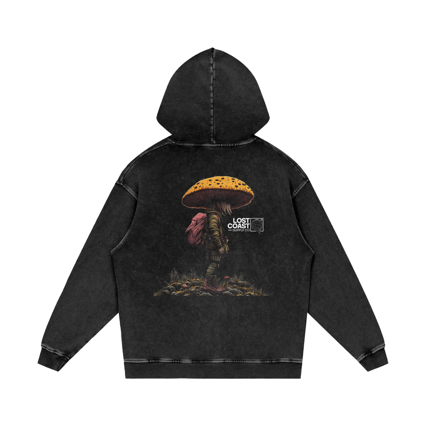 HNTR /// Acid Wash Oversize Hoodie - 420 GSM