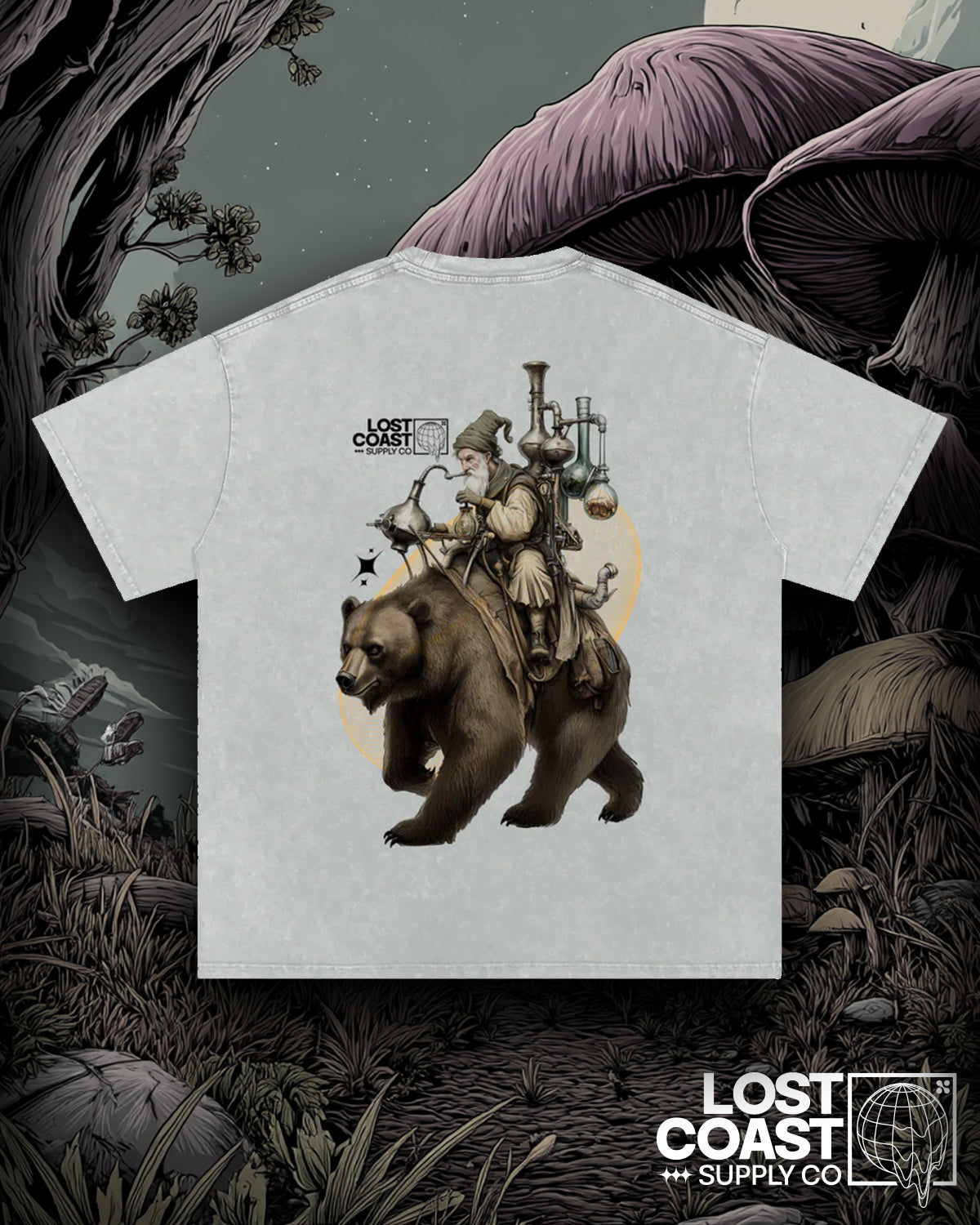 Alchemy Ryd. Acid Wash Oversize T-Shirt - 250 GSM