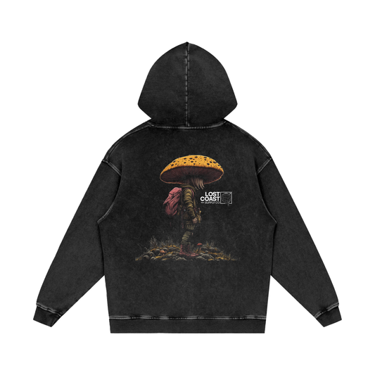 HNTR /// Acid Wash Oversize Hoodie - 420 GSM